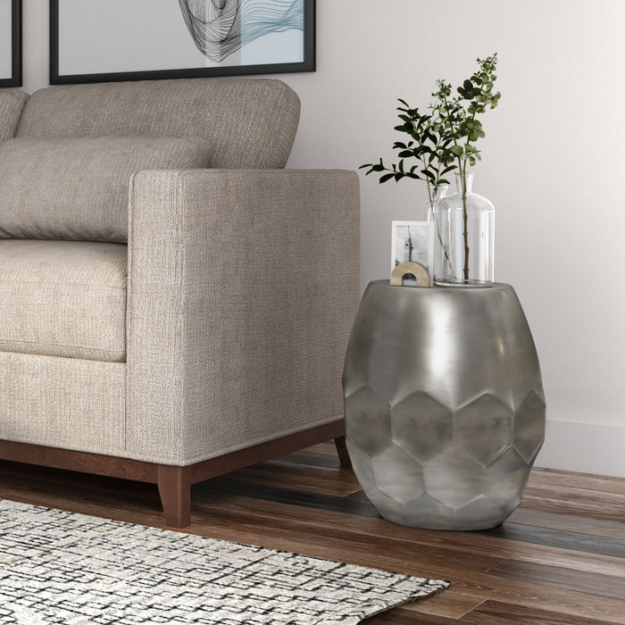 Flanigan - Hand Crafted Metal Accent Table Simpli-Home