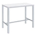 Nimitz - 5 Piece Bar Set - Gloss White Furniture Max
