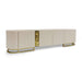 Lisbon - Media Cabinet - Silken Matte Cream Michael Amini