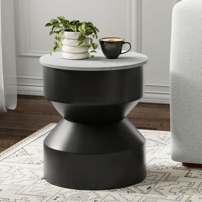 Maxine - Side Table - Black White Simpli-Home