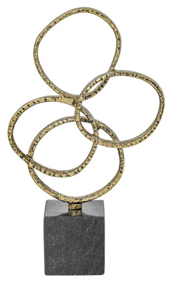 Wellcott - Sculpture - Gold Finish / Black Signature Design by Ashley®