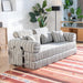 Convertible Sleeper Sofa Bed With High Density Compressed Sponge, Upholstered Couch For Living Room Home Essentials