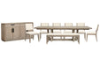 Braelyn - Extendable Trestle Dining Table Set Magnussen Furniture