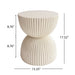 Side Table With Speckled Ribbed Texture Noble House