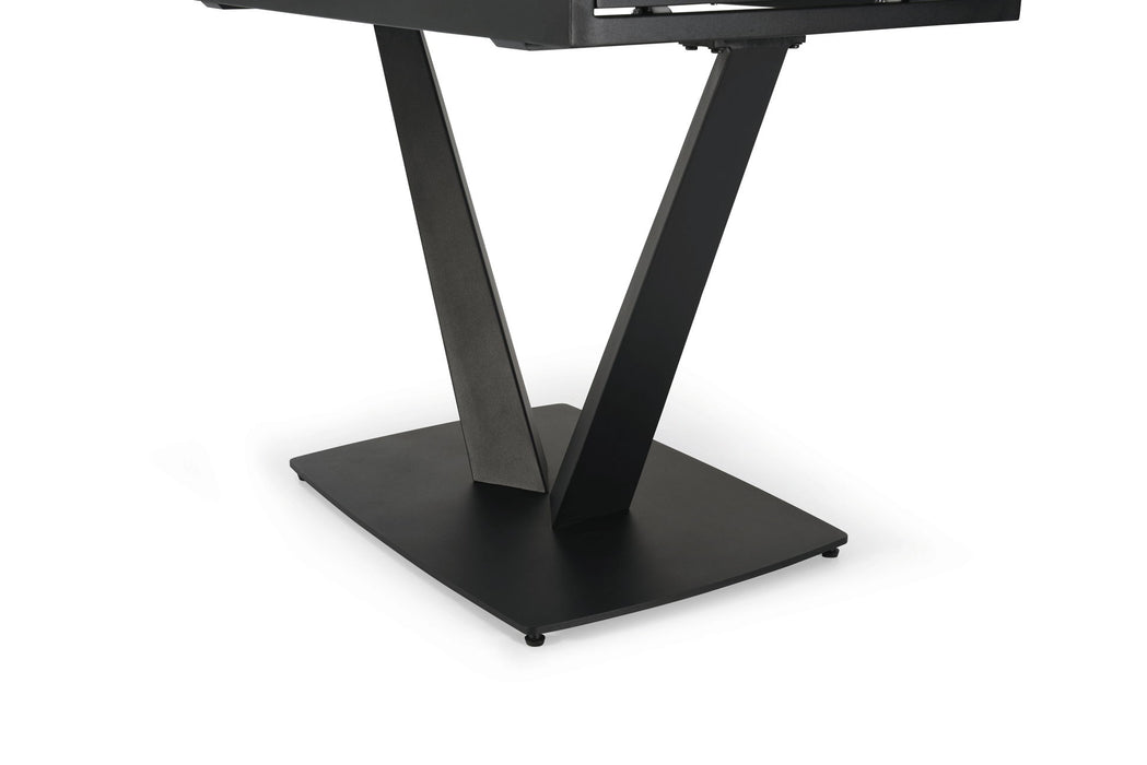 109 - Ceramic Dining Table With Extension Extravaganza Collection