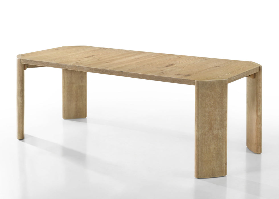 Magnus - Extendable Rectangular Dining Table - Oak Finish Lilola Home