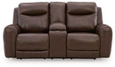 Gravier - Power Reclining Loveseat With Console / Adjustable Headrest - Cordova Benchcraft®