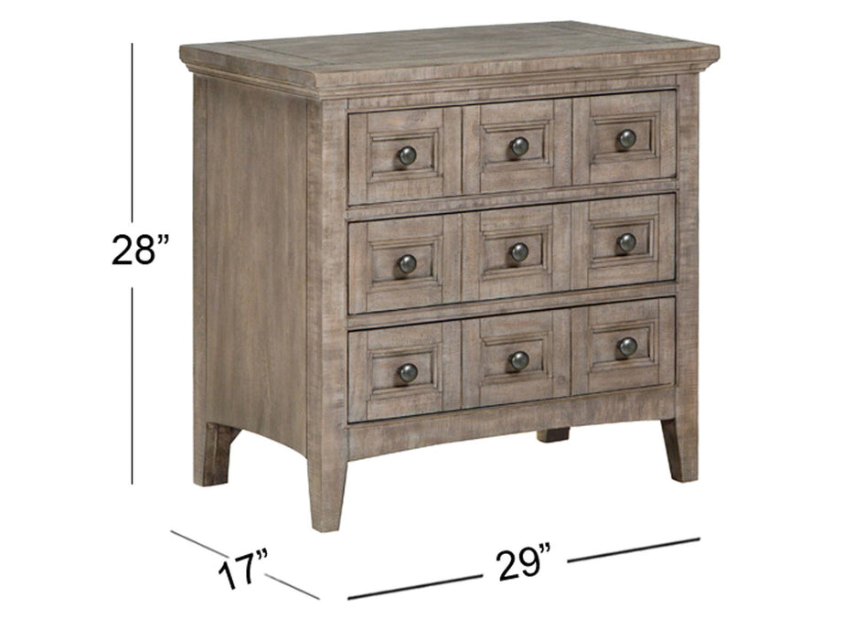 Paxton Place - Wood Drawer Nightstand - Dove Tail Gray Magnussen Furniture