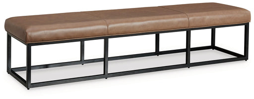 Joston - Accent Bench - Caramel Signature Design by Ashley®