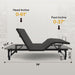 Adjustable Bed Base Frame With Wireless Remote, 4 USB Ports, Under Bed Nightlights, Zero Gravity Daily Nest