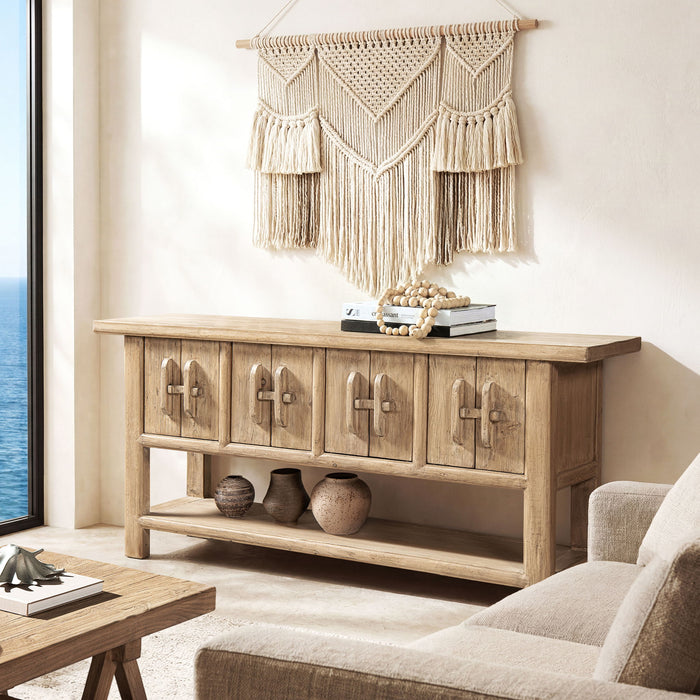 Rowan - Sideboard With Lower Shelf - Natural Jennifer Taylor Home