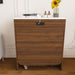 Extendable Dining Table With Power Socket, Lockable Casters, Storage Cabinet Home Essentials