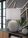 Calbert - Poly Table Lamp - Warm Gray Signature Design by Ashley®