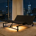 Adjustable Bed Base Frame With Wireless Remote, 4 USB Ports, Under Bed Nightlights, Zero Gravity Daily Nest