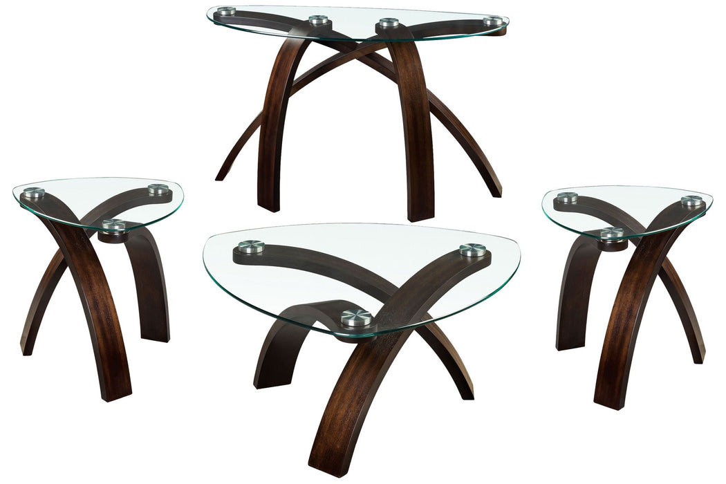 Allure - Pie Shaped Cocktail Table Set Magnussen Furniture