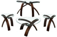 Allure - Pie Shaped Cocktail Table Set Magnussen Furniture