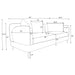 Repley - Track Arm Sofa Furniture Max