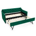 Daybed With Pop Up Trundle And USB Charging Armrest Home Essentials