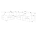 Modular Sectional With Large Square Arms Home Essentials
