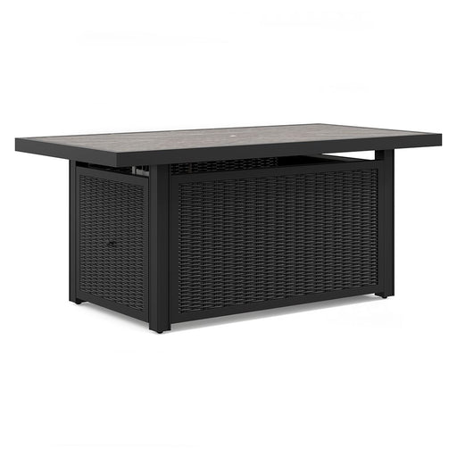 Beachcroft - Rectangular Fire Pit Table Signature Design by Ashley®