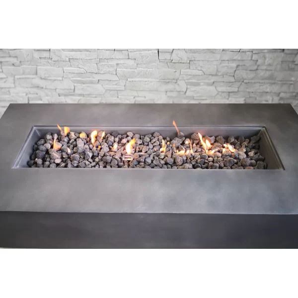 Propane Outdoor Fire Pit Table LSI Patio Furniture