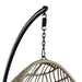 Vasant - Hanging Chair - Fabric & Wicker ACME