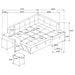 Atkinson - Sleeper Sectional Sofa With Lift Top Chaise - Gray Furniture Max