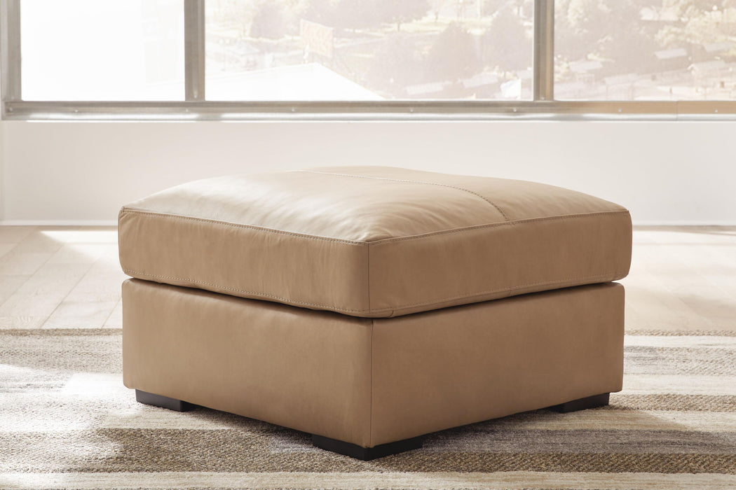Bandon - Oversized Accent Ottoman - Toffee Signature Design by Ashley®