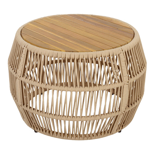 Round Side Table With Rope Frame Noble House