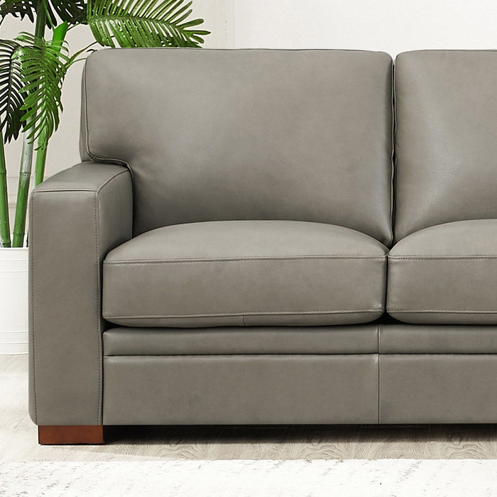 Dillon - Leather L-Shaped Sectional