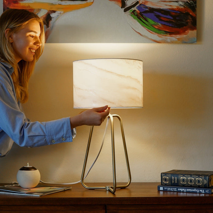 Optima - Desk Lamp - White Ashcroft Furniture