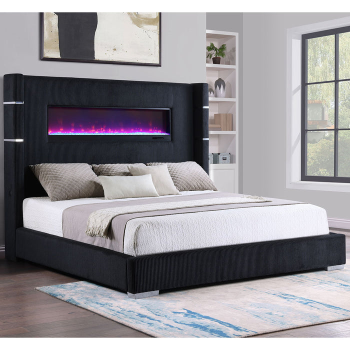 Judah - Flame Visualizer Bed Furniture Max