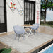 2 Pack Lounge Chair Set & Folding Square Table Home Essentials