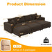 Modern Comfy Upholstered Sofa Cloud Couch & Deep Seat Couches Home Essentials