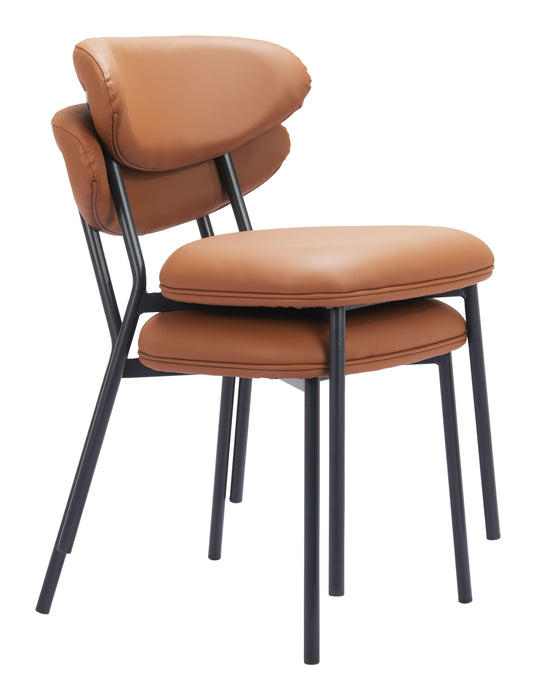 Rorun - Dining Chair (Set of 2) - Brown