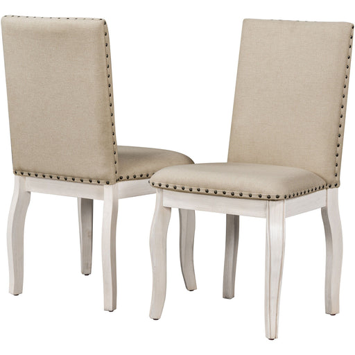 Upholstered Dining Chairs With Nailhead (Set of 2) Hearth and Haven