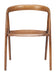 Ziran - Dining Chair (Set of 2) - Walnut Zuo Modern
