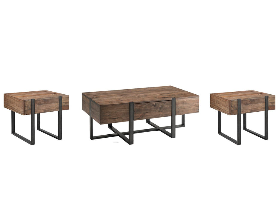 Prescott - Condo Rectangular Cocktail Table Set Magnussen Furniture