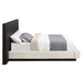 Clayten - Eastern King Bed - Beige Linen & Espresso ACME