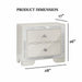 3 Piece Bedroom Set, Bed With LED Lights And 2 Nightstands Home Essentials