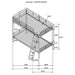 Long Beach - Twin Over Twin Bunk Bed With Built In Guardrails And Angled Ladder - Silver Furniture Max