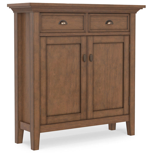 Redmond - Entryway Cabinet With Adjustable Shelves And Drawers - Brown Simpli-Home