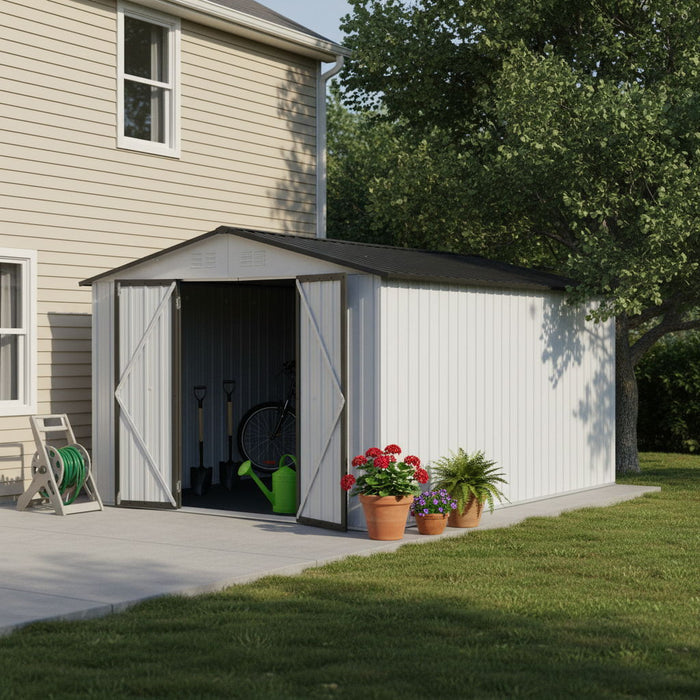 10' x 12' Garden Sheds Outdoor Storage Sheds Daily Nest