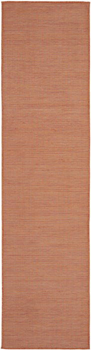 8' Power Loom Runner Rug - Rust