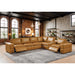 Upholstered Large Arms Sectional With Recliner Seats Home Essentials