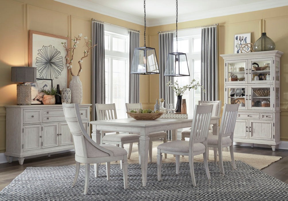 Newport - Dining Arm Chair With Upholstered Seat & Back (Set of 2) - Alabaster Magnussen Furniture