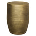 Johnsen - Morse Pattern Accent Table - Antique Brass Simpli-Home