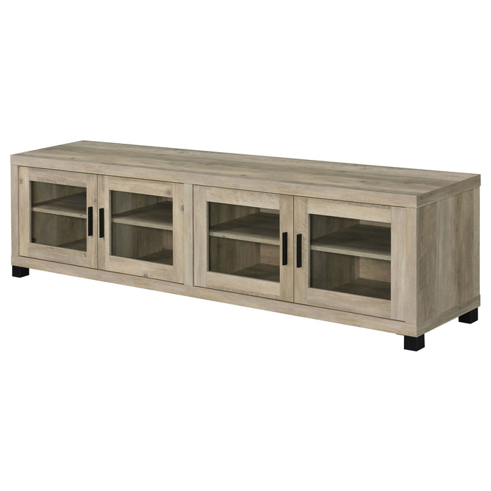 Heron - 4 Door TV Stand With Adjustable Shelving Furniture Max