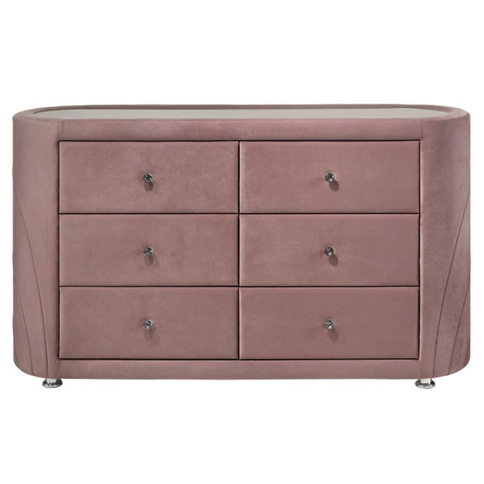 Salonia - Dresser - Pink Velvet