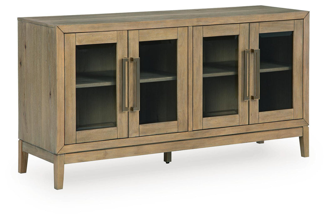 Lasinger - Dining Room Server - Light Brown Signature Design by Ashley®